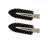 Accessoires pour cheveux à points ronds noirs ou blancs, épingle à cheveux élégante pour femmes, Clip à forte tenue, Barrette en acrylique douce pour les cheveux