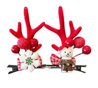 Accessoires pour cheveux améliorant le look de fête de Noël sur le thème des fêtes de fin d'année, motifs tendance pour enfants et adultes