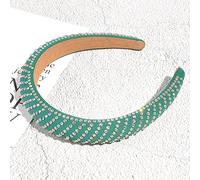 Accessoires pour cheveux Bandeau en éponge européen et américain Bandeau de tempérament de mode pour femmes Sens haut de gamme des accessoires pour cheveux en diamant incrustés de strass, Strass