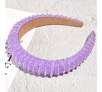 Accessoires pour cheveux Bandeau en strass européen et américain tissé à la main en perles de mode épingle à cheveux couleur tempérament pression cheveux bandeau à large bord accessoires pour che