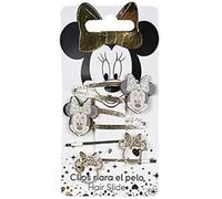 Accessoires Pour Cheveux - Cerda - Minnie Gold - Clips X4