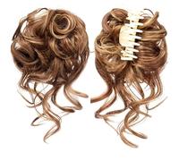 Accessoires Pour Cheveux Cheveux synthétiques chignon désordonné chignon bouclé griffe pince chignon bandeau perruque queue de cheval extensions de cheveux femmes perruque chignon Postiches Pour Femme