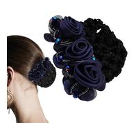 Accessoires pour cheveux de travail, chignon sécurisé, filet à fleurs, facile à utiliser à entretenir, maille respirante confortable, 8 x 8 x 5 cm, pour femmes employées de banque, serveurs
