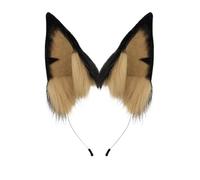 Accessoires pour cheveux d'oreilles de doberman fabriqués à la main - Accessoires d'oreille en peluche mignons pour cosplay et Comic-Con