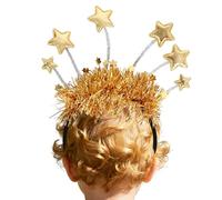 Accessoires Pour Cheveux Du Nouvel An | Accessoire Capillaire Argenté Pour Le Nouvel An,Serre Têtes De Fêtes Boppers Décorations De Soirée,Pour Adultes Femmes Filles Costume Fêtes Noël