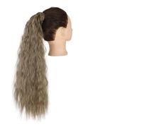 Accessoires Pour Cheveux Ensemble de 1 perruque synthétique Messy Bun Curly Wavy Extensions de queue de cheval enveloppantes Accessoires for cheveux chignon for femmes Postiches Pour Femmes(Q19-86-10)