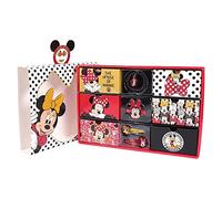Accessoires pour cheveux Minnie Mouse, Disney, 12 pièces, élastiques, pinces, boîte cadeau
