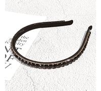 Accessoires pour cheveux Nouveau bandeau femme couleur strass bandeau mode simple lavage visage antidérapant épingle à cheveux accessoires pour cheveux chapeaux, strass noir