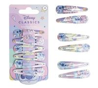 Accessoires pour cheveux Stitch Disney Lot de 6 pinces à linge clic clac pour enfants