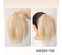 Accessoires Pour Cheveux Synthétique Messy Bun Longue Ligne Droite Courte Queue De Cheval Extensions De Cheveux Chignon Avec Élastique Perruque De Bande De Caoutchouc for Les Femmes Postiches Pour Fem