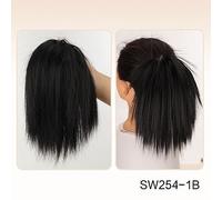 Accessoires Pour Cheveux Synthétique Messy Bun Longue Ligne Droite Courte Queue De Cheval Extensions De Cheveux Chignon Avec Élastique Perruque De Bande De Caoutchouc for Les Femmes Postiches Pour Fem