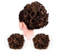 Accessoires Pour Cheveux Synthétique Messy Bun Wave Extensions de Cheveux Bouclés Bun Extensions Peigne Clip Dans Messy Bun Cheveux Accessoires for Femmes Postiches Pour Femmes(4AT30#)