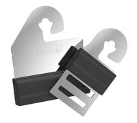 Accessoires pour clôtureconnecteurs poignée inoxable pour ruban jusqu'à 20 mm Ako Litzclip (x4) Noir TU