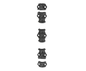 Accessoires pour Crémone pour Fenêtre, Guide, Chapiteaux, Gâches, Fonte, Noir, Kit Complet, Sécurisation Fenêtres, Installation Facile, Compatible Montants Bois, Design Élégant, THIRARD