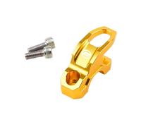 Accessoires pour Crochets de Moto pour CFMOTO SR250 400GT 450NK 800mt Accessoires Support de maître-Cylindre de Frein en Aluminium Support de Serrage Crochet de Sac Support de Casque(Gold)