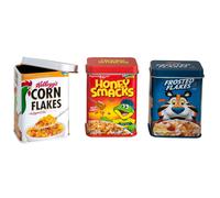 Accessoires pour cuisine enfant - set de 3 boîtes métalliques céreales G
