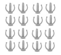 Accessoires pour Déambulateur Pince de Béquille en C 16 Pièces | Abs et Acier, Clips Pliants à Goupille 28mm, Fixation Rapide pour Cannes et Tubes
