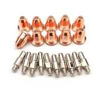 Accessoires pour découpeurs plasma 10 buses 802423, électrodes 802420 compatibles avec les modèles Plasma 40, 34, 31, 41, 54K et 54XT