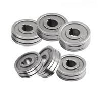 Accessoires pour découpeurs plasma Roue d'entraînement de rouleau d'alimentation fil soudage, 0.6mm .8mm 1.0mm, moletée, rainure KVU, Guide MIG, accessoires, pièces
