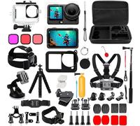 Accessoires pour DJI Osmo Action 6, boîtier étanche, poignée flottante, film de protection, perche à selfie, sangle de tête, accessoire de plongée pour DJI, Osmo Action