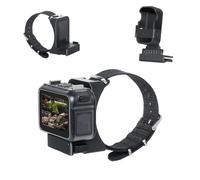 Accessoires pour DJI Osmo Nano Dragonne Portable, Support Extensible Réglable et Antidérapant, Pince pour Casquette, Clip pour col et Fixation Multi-Angles (1 dragonne + Pince visière Chapeau)