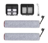 Accessoires pour Dreame H12 Pro / H12 Dual Aspirateur Eau et Poussière Pièces de Rechange Ensemble D'accessoires 5 Pièces 2 Brosses Rotatives,2 Pièces de Rechange de Filtre,1 Brosse de Nettoyage