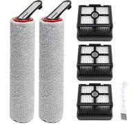 Accessoires pour Dreame H15 Pro Aspirateur Laveur Sec Et Humide,2 Brosse de Rouleau et 3 Filtre HEPA pour Dreame H12 Pro
