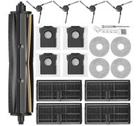Accessoires pour Dreame L10s Ultra Gen 3/X40 Ultra Complete/L40 Ultra/X40 Master/Mova P50 Pro Ultra, 1 TriCut Brosse Principale 4 Sacs à Poussière 4 Serpillères 4 Brosse Latérale 4 Filtre