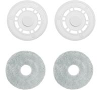 Accessoires pour Dreame L10S Ultra/ L10 Ultra/ L10S Pro/Xiaomi X20+, chiffons de balai avec support de rechange, 2 serpillères lavables pour aspirateur + 2 supports de balai à franges