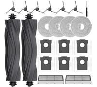 Accessoires pour Dreame L10s UltraGen 3/X40 UltraComplete/L40 Ultra/X40 Master/Mova P50 Pro Ultra, JKOISL 2 brosses à rouleaux principales, 6 sacs à poussière, 6 brosses latérales, 2 filtres, 4