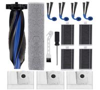 Accessoires pour ECOVACS DEEBOT T90 Omni / T90 PRO Omni | Accessoires:1 brosse principale, 1 rouleau de nettoyage, 4 filtres HEPA, 3 sacs à poussière, 4 brosses latérales, 2 outils
