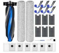 Accessoires pour ECOVACS DEEBOT T90 Pro Omni/T90/T90S/T90S Pro/X12 Pro Omni | 23 Pièces de Rechange pour ECOVACS T90: 1 Brosse Principale, 2 Brosse à Rouleau, 5 Sacs à Aspirateur, 6 Filtres