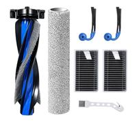 Accessoires pour ECOVACS DEEBOT T90 / X9S / X12 PRO Omni, T90 Omni, T90 MAX | Pièces de rechange pour robot aspirateur, 1 brosse principale, 1 rouleau de balayage à rouleau, 2 filtres