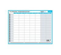 AC-Déco – Planning perpétuel effaçable hebdomadaire et annuel scolaire 42 x 32 cm