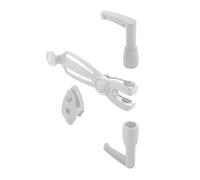 Accessoires pour Espagnolette de Volets battants - Système de Fermeture pour Volet Battant et Persiennes - Composite Blanc - Longue durabilité - Fabrication française