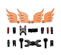 Accessoires pour figurines imprimées en 3D,Ailes de figurines imprimées en 3D | Figurines d'action multi-articulaires,Objet de collection décoratif, jouet anti-stress DIY, décorations de bureau mobile