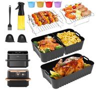 Accessoires Pour Friteuse À Air Cosori Dual Blaze Twinfry 10L Compatible Avec Ninja Air Fryer Flexdrawer 10 4L Af500Uk Com[AC655]