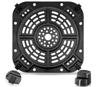 Accessoires Pour Friteuse à Air GCQ Pour Ninja AF141 Air Fryer Pro, 4 en 1 5 QT, Plaque de Cuisson Pour Friteuse à Air de 8,5 Pouces×8,5 Pouces, Plaque de Cuisson Avec Tampon en Caoutchouc