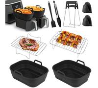 Accessoires Pour Friteuse À Air Ninja,Accessoires Pour Ninja Foodi Af400Eu Af451Eu 9,5L Double Stack Xl Sl400Eu Et Autres Friteuse