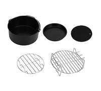 Accessoires pour friteuse, poêle à pizza, moule à gâteau, brochettes en silicone, support de gril, plateau de cuisson pour friteuse électrique de 7 pouces, outils de cuisine,