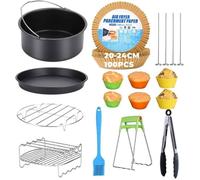 Accessoires pour friteuses à air, XL, 8 pouces, Les accessoires de l'air friteuse, air fryer accessoire Pour 4.2-6.5L,XXL air frye
