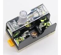 Accessoires pour fusibles 1 pièces 6X30mm Porte-fusible en Verre FS-101 FS-102 FS-103 Montage sur Rail Din unipolaire 6 * 30 boîtier de fusible 220V Accessoires pour fusibles (Color : Fs-102)