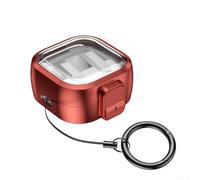 Accessoires pour Galaxy pour buds 4 Pro en TPU - Coque de sécurité anti-perte - Absorption des chocs - Protection intégrale - Rouge