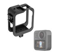 Accessoires pour Gopro Max Coque en alliage d'aluminium, cadre de protection avec interface de sabot compatible GoPro MAX officielle, lentille de protection de rechange