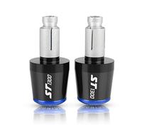 Accessoires pour Guidon pour H-Onda ST1300 ST1300A St 1300 2003 2004 2005 2006 2007 Poignées De Guidon Moto en Aluminium Embouts Capuchons(Black Blue)