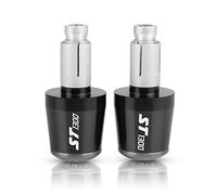 Accessoires pour Guidon pour H-Onda ST1300 ST1300A St 1300 2003 2004 2005 2006 2007 Poignées De Guidon Moto en Aluminium Embouts Capuchons(Black Gray)