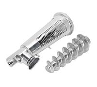 Accessoires pour Hachoir à Viande et Presse-Agrumes Arbre à Vis en Alliage d'Aluminium Manchon Filtrant et Déflecteur pour Mélangeur Compatible avec Presse-Agrumes Tomate N°5