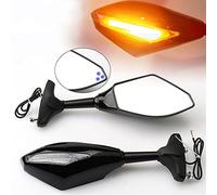 Accessoires pour Honda CBF 1000 2006-2010 Moto Clignotants Rétroviseur Décorer (Color : Black 1)