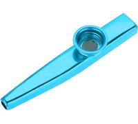 Accessoires pour instruments de musique à bouche de flûte kazoo durables en métal (bleu)