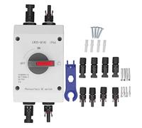 Accessoires pour interrupteurs industriels Boîte de combinaison solaire, 1200 V DC 32 A 4P IP66, interrupteur isolé étanche, alimentation professionnelle solaire PV DC, interrupteur à déconnexion rapi